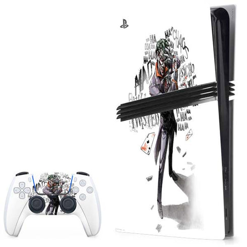 DC Comics The Joker Brilliantly Twisted PS5 Pro Bundle Skin