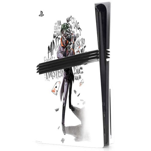 DC Comics The Joker Brilliantly Twisted PS5 Pro Disk Console Skin