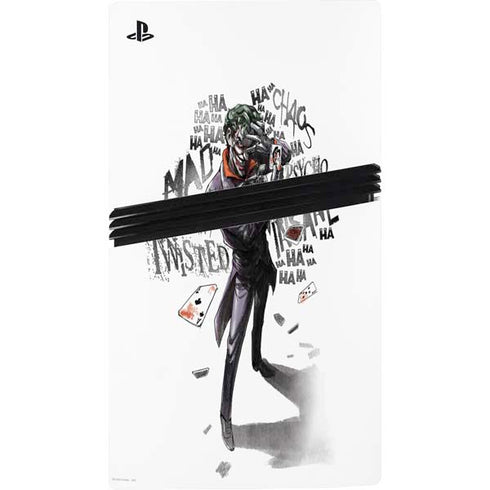 DC Comics The Joker Brilliantly Twisted PS5 Pro Disk Console Skin