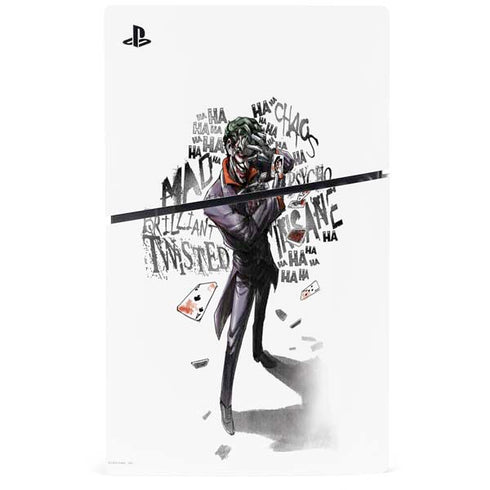 DC Comics The Joker Brilliantly Twisted PS5 Slim Digital Edition Console Skin
