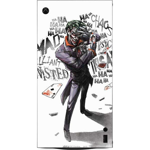 DC Comics The Joker Brilliantly Twisted XBox Series X Digital Edition Console Skin