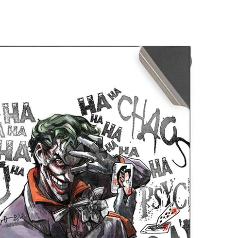 DC Comics The Joker Brilliantly Twisted XBox Series X Digital Edition Console Skin