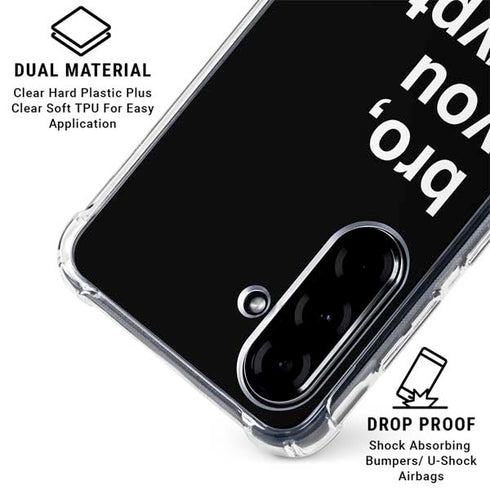 Bro You Crypto Galaxy A36 5G Clear Case