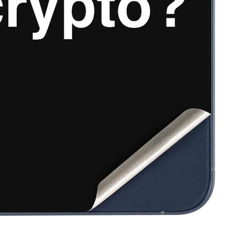 Bro You Crypto Galaxy A36 5G Skin