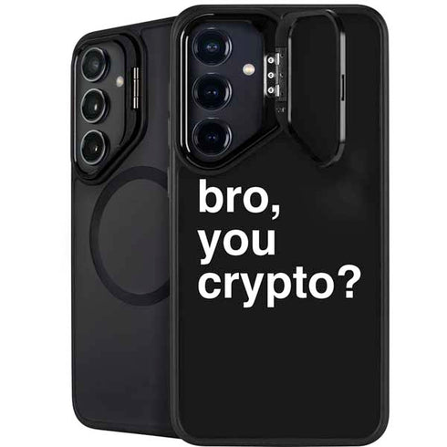 Bro You Crypto Galaxy S24 FE Kickstand Case