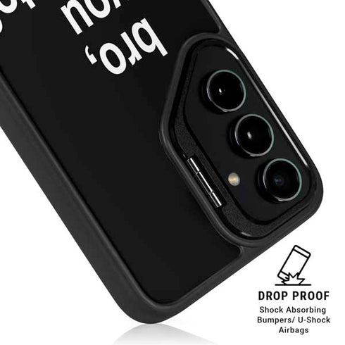 Bro You Crypto Galaxy S24 FE Kickstand Case