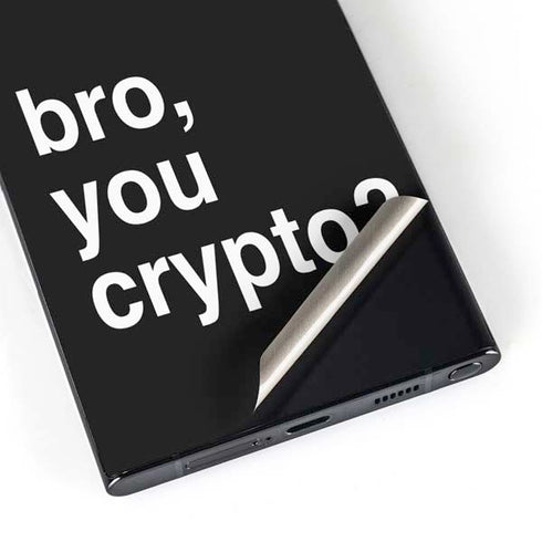 Bro You Crypto Galaxy S25 Ultra Skin