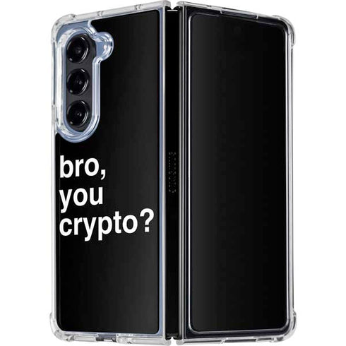 Bro You Crypto Galaxy Z Fold5 5G Clear Case
