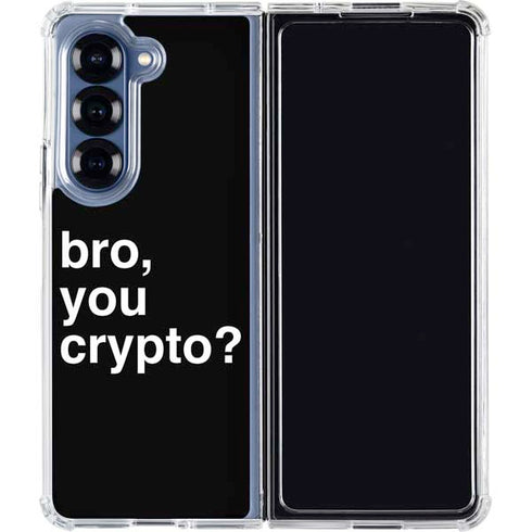 Bro You Crypto Galaxy Z Fold6 Clear Case