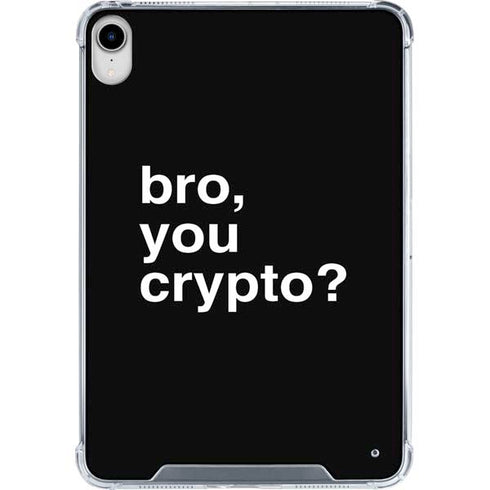 Bro You Crypto iPad 11th Gen (2025) Clear Case