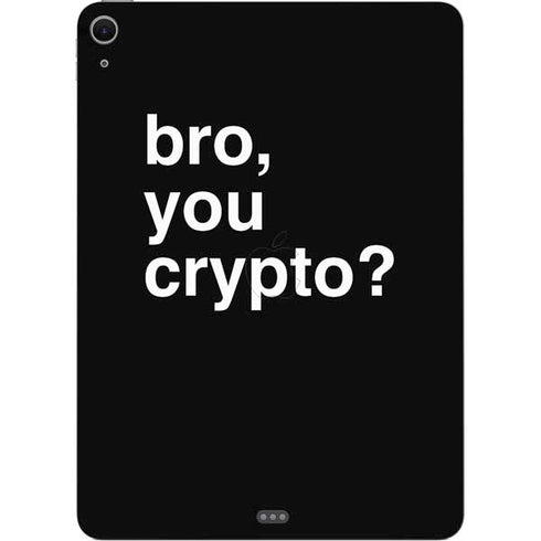 Bro You Crypto Apple iPad Air Skin
