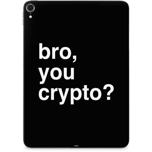 Bro You Crypto Apple iPad Pro Skin