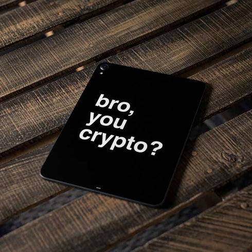 Bro You Crypto Apple iPad Pro Skin