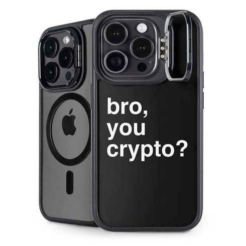 Bro You Crypto iPhone 14 Pro Kickstand Case