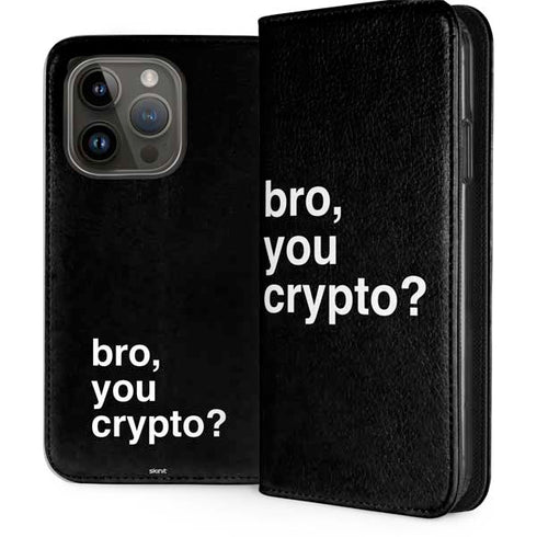 Bro You Crypto iPhone 15 Pro Folio Case