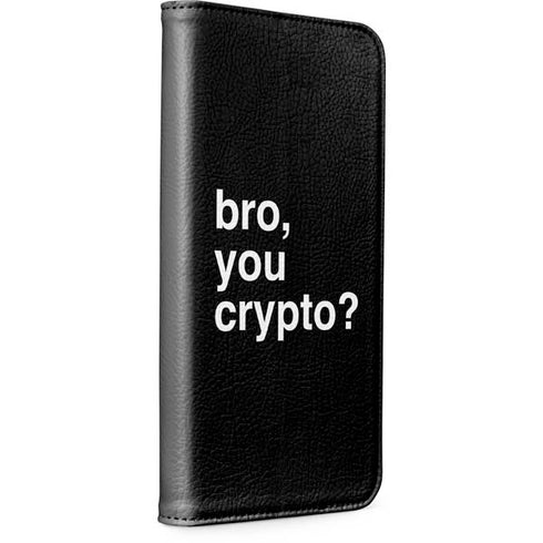 Bro You Crypto iPhone 15 Pro Max Folio Case