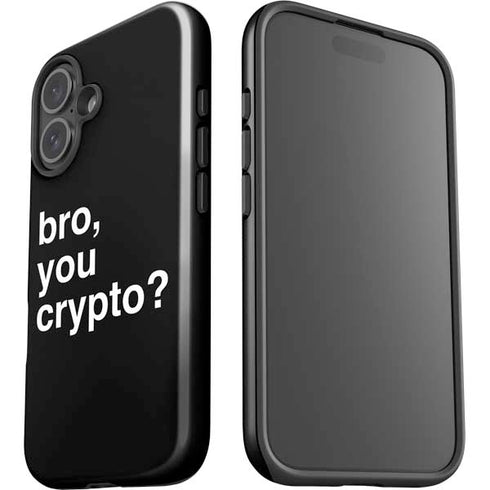 Bro You Crypto iPhone 16 Plus Impact Case