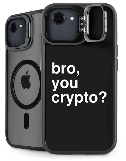 Bro You Crypto iPhone 16e Kickstand Case
