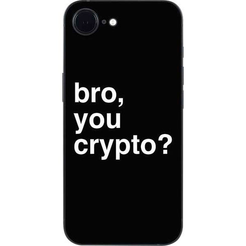 Bro You Crypto iPhone 16e Skin