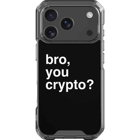 Bro You Crypto iPhone 18 Pro Clear Case