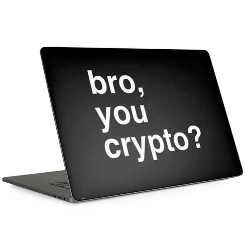 Bro You Crypto MacBook Skins