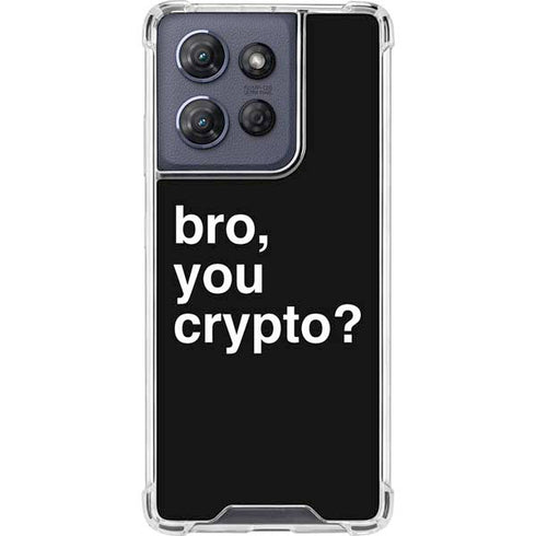 Bro You Crypto Moto G 5G (2025) Clear Case