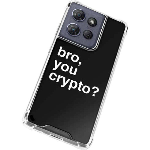 Bro You Crypto Moto G 5G (2025) Clear Case
