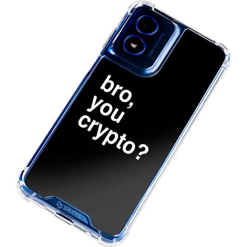 Bro You Crypto Moto G Play 4G (2024) Clear Case