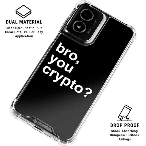 Bro You Crypto Moto G Power 5G (2024) Clear Case
