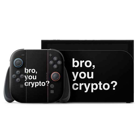 Bro You Crypto Nintendo Switch 2 (2025) with Joy-Con Skin