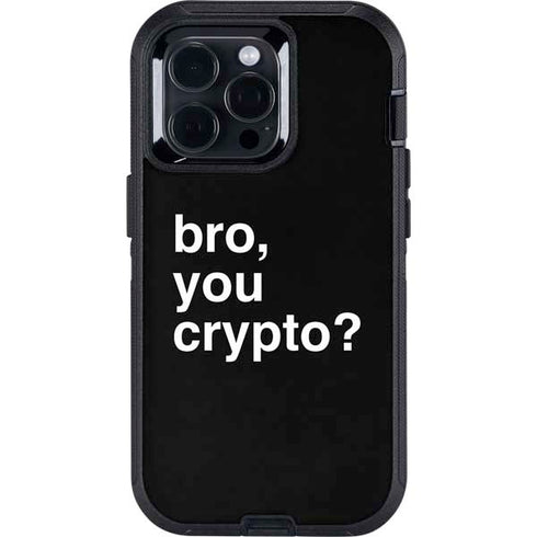 Bro You Crypto Otterbox Defender iPhone Skin