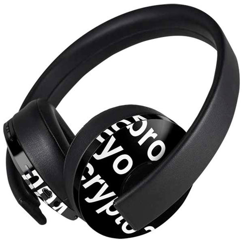 Bro You Crypto PlayStation 4 Gold Wireless Headset Skin