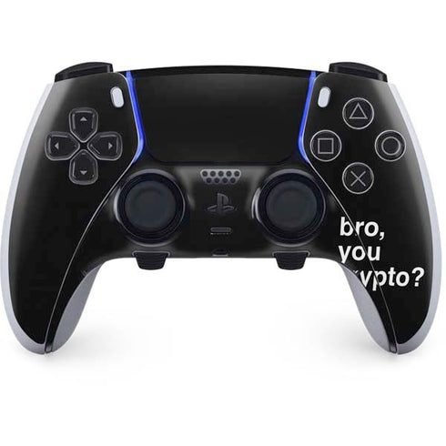 Bro You Crypto PS5 DualSense Edge Pro Controller Skin