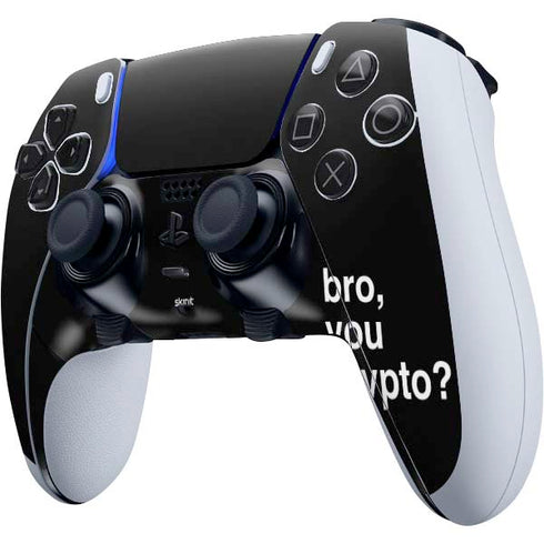 Bro You Crypto PS5 DualSense Edge Pro Controller Skin