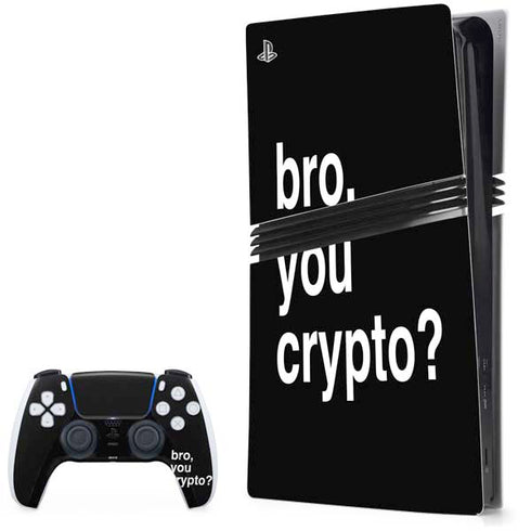 Bro You Crypto PS5 Pro Bundle Skin