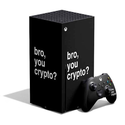 Bro You Crypto Xbox Series X Bundle Skin