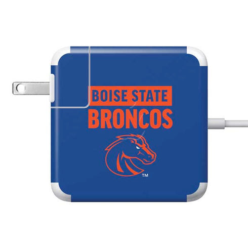 Boise State University Broncos 85W Power Adapter (15 and 17 inch MacBook Pro Charger) Skin