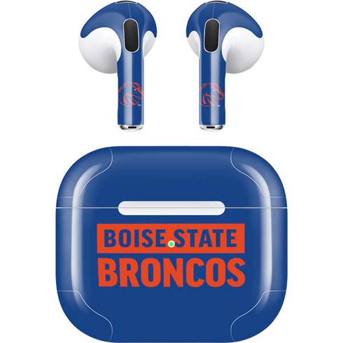 Boise State University Broncos Apple AirPods (3rd Gen 2021) Skin