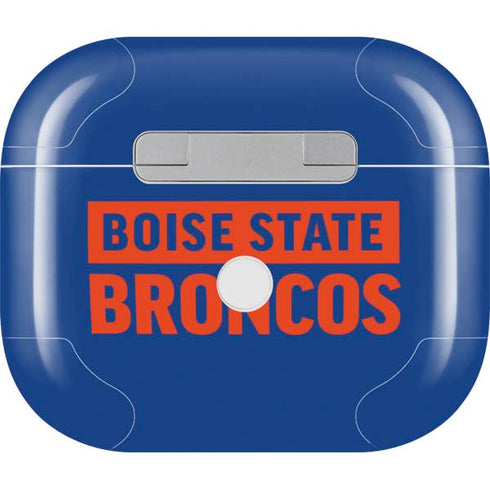 Boise State University Broncos Apple AirPods (3rd Gen 2021) Skin