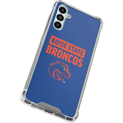 Boise State University Broncos Galaxy A14 5G Clear Case