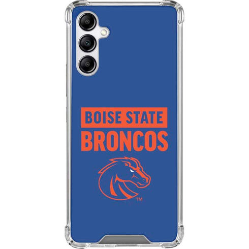 Boise State University Broncos Galaxy A14 5G Clear Case