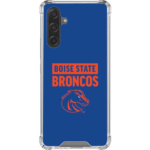 Boise State University Broncos Galaxy A17 Clear Case