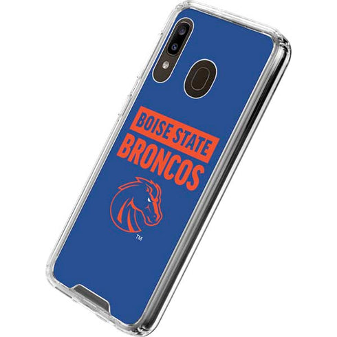 Boise State University Broncos Galaxy A30 Clear Case