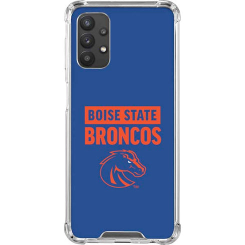 Boise State University Broncos Galaxy A32 5G Clear Case