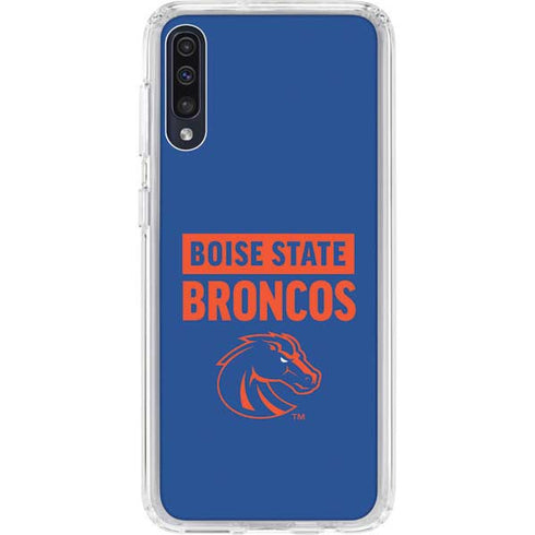 Boise State University Broncos Galaxy A50 Clear Case