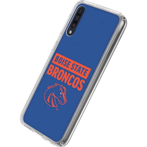 Boise State University Broncos Galaxy A50 Clear Case