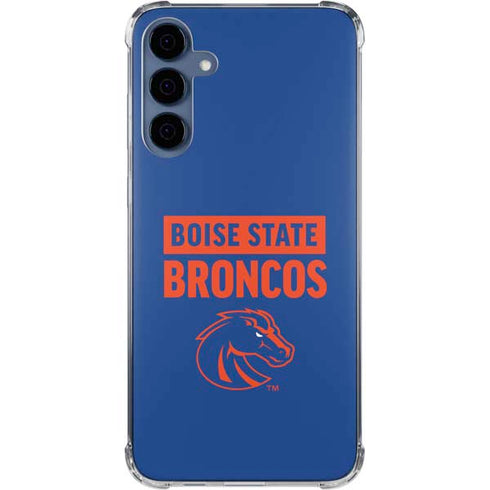 Boise State University Broncos Galaxy A55 5G Clear Case