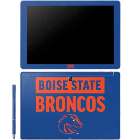 Boise State University Broncos Galaxy Book 12in Skin