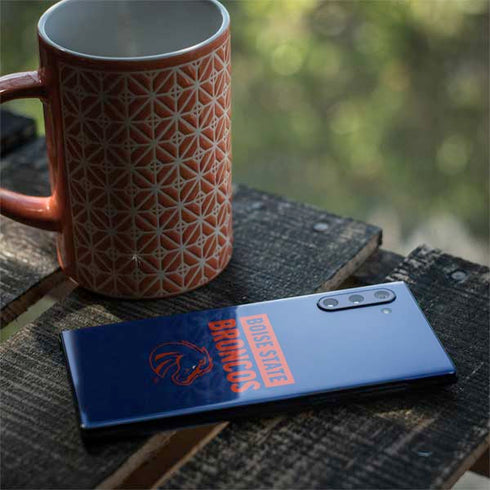 Boise State University Broncos Galaxy Note 10 Skin