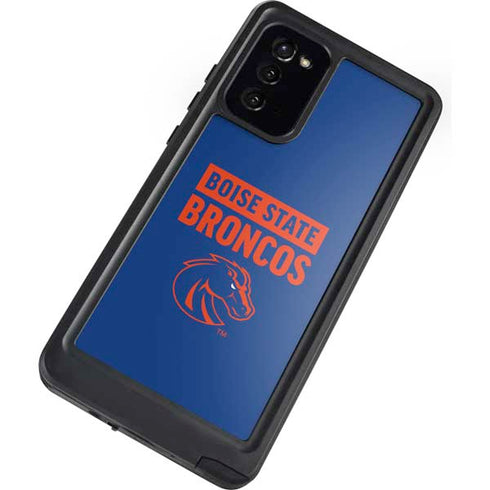 Boise State University Broncos Galaxy Note20 5G Waterproof Case